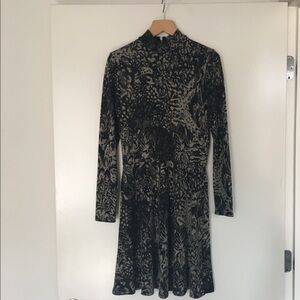 Mock Neck Knit Dress